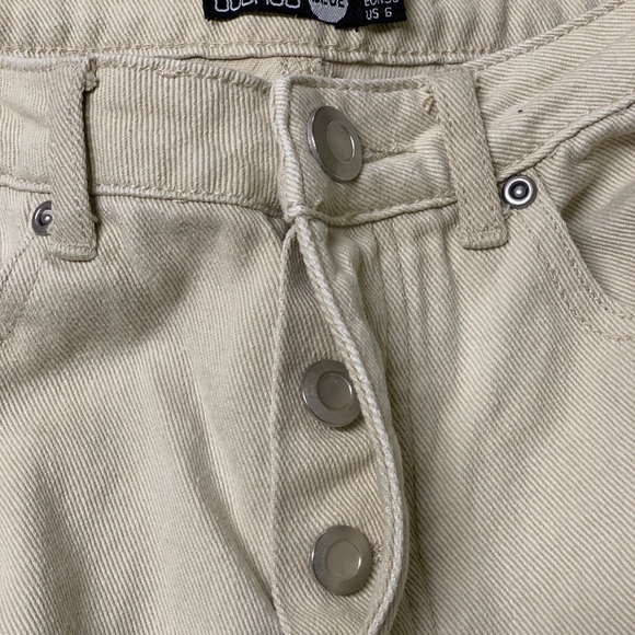 Boohoo High Rise Denim Shorts NWOT - Picture 7 of 7